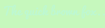 Image with Font Color BDF8D2 and Background Color C6F8BD